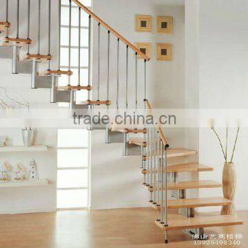 Stainless steel loft stairs single stringer 9001-5