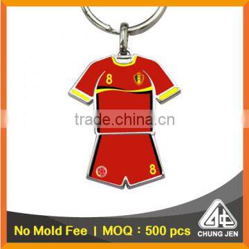 Wholesale bulk metal soccer shirt printed souvenir cheap custom jerseys