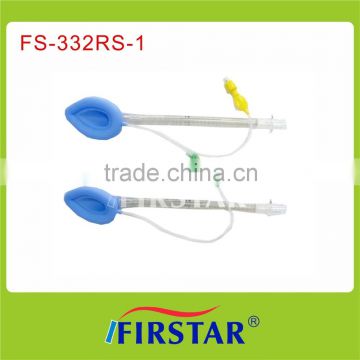 Reinforced silicone laryngeal mask airway with soft cuff