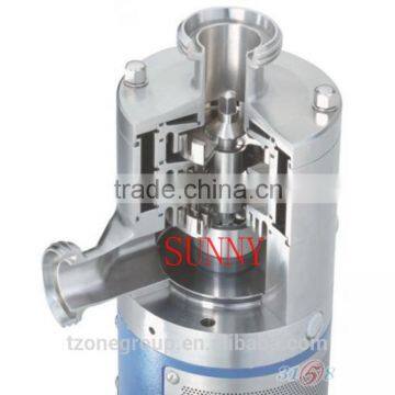 Stainless Steel Three Stage Inline High Shear Mixer homogenizer pump