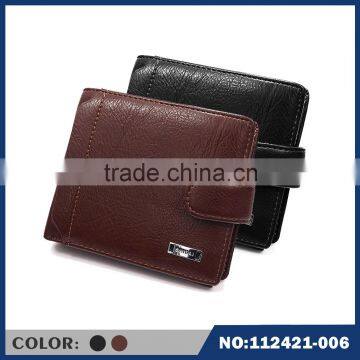 2015 new purse for coines for id cards men's leather wallet