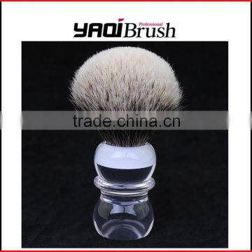 Clear Acrylic Handle Custom Shaving Brush