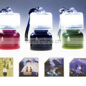 mini led camping lantern light with keychain