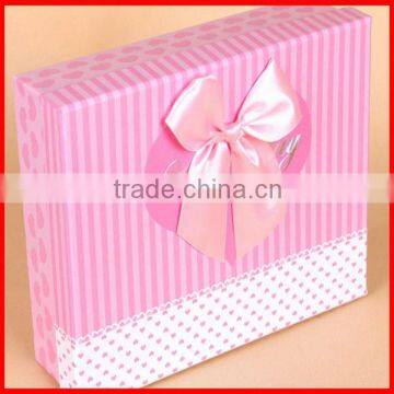 2014 New Fashion Cute Paper Gift Scarf Packaging Box , Silk Scarf Box