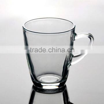 clear glass coffee/tea mug