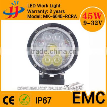 Factory Wholesale super bright 4D Led Work Light 45w 6inch Spot Led beam Light