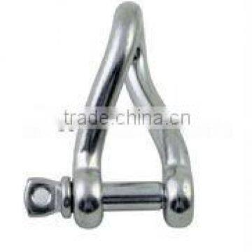 Stainless Steel Twisted Shackles