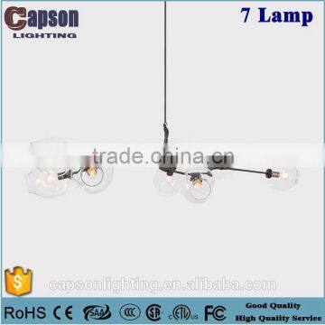 New Creative Kirsite Glass Pendant Lights With Glass Ceiling Lamps photo-2