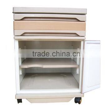 Medical Device ABS Plastic Hospital Bedside Table With Wheels photo-5