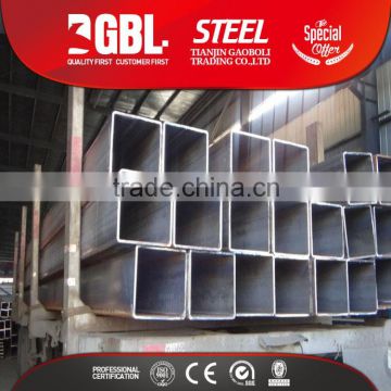 DIN GB ISO JIS BA ANSI standard Q195; Q235 black square steel tube