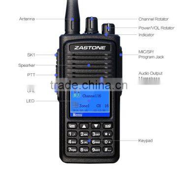 ZT-D9000 vhf y uhf cross band DMR radio