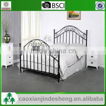Good Quality Morden Design Bedroom Furniture Kids Use Metal Frame Double Bed photo-4