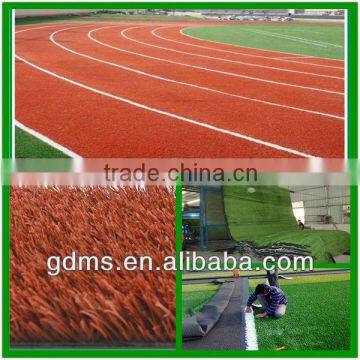 Green Running track grass for mdf flooring