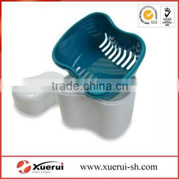 Plastic denture storage box, denture box