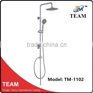 TM-1102 bathroom shower accessory set exposed rain bath shower set stainless steel cheap bathroom set