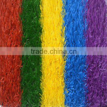 yellow color artifcial grass for school kindergarden playground