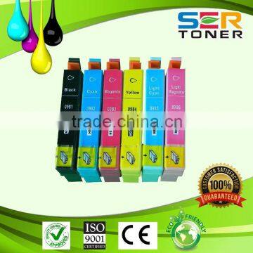 T0981 T0982 T0983 T0984 T0985 T0986 ink cartridge for Epson Artisan 600/700/710/800/810