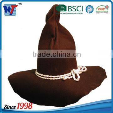 100% Wool felt hat ,cheap China wholesale felt hillbilly hat