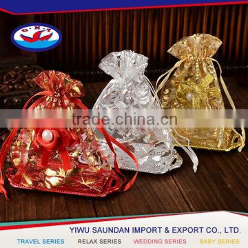 Professional Factory Cheap Wholesale OEM Design recyclable organza organza bag fine workmanship