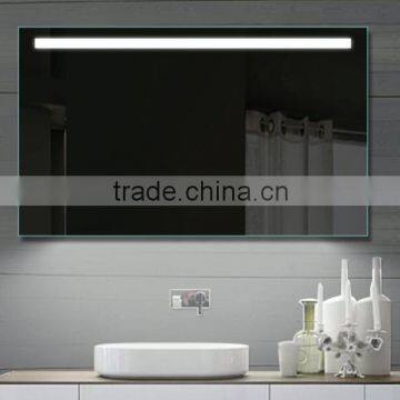 Lamxon standard design USA bathroom mirror with LED light for wholesale supermarket