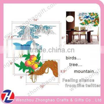 Fashionable Green Style Wallpaper Sticker for Home Decoration photo-4