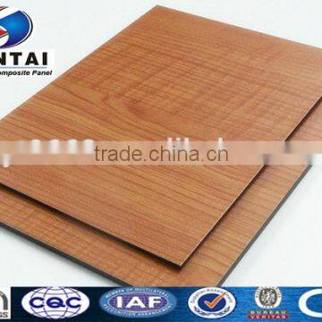 waterproof plastic wood composite sheet interior design acp sheet