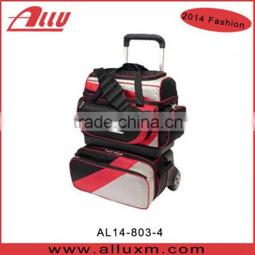 2014 Costomize bowling triple bag sports bag fast delivery