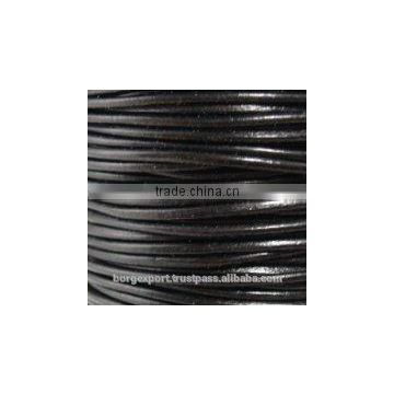 5mm Round Leather Cord From BORG EXPORT