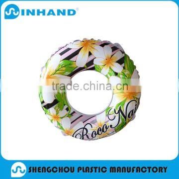 2016Comfortable pvcinflatable Pool Floating pvc swimming ring blow up waist ring