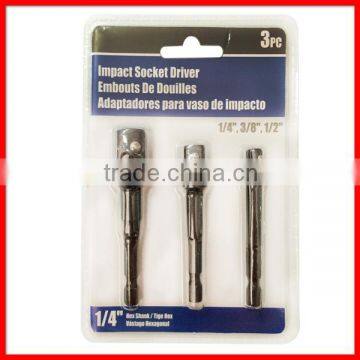 3pc Impact Socket Driver Set