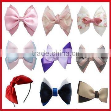 fashion handmade floral diy hair accessory,hair decorations with elastics or clips