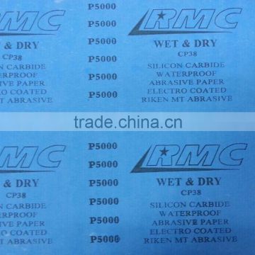 wet & dry silicon carbide sand paper for jewel stone