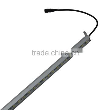 DC12V/ DC24V SMD5050 plastic cover under cabinet lights in aluminium case V/U shape led rigid bar