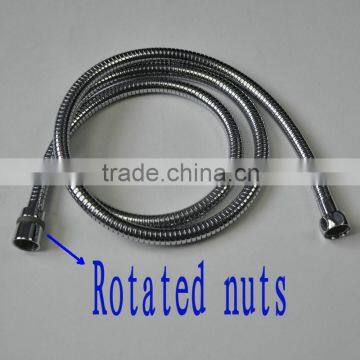 Best quality stainless steel Shower Hose rotated nuts