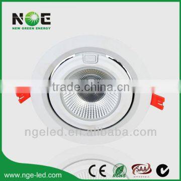 60w Bridgelux COB led gimbal downlight lighting for shop CE&RoHs