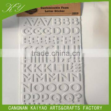 glitter foam eva for gifts toys promotion sticker alphabet letter