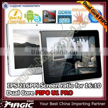 PiPo bran 7 inch tablet pc with IPS Screen 1028*800 resolution