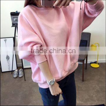 Hot Selling Long Sleeve Plain Dyed hoodie Without Hood From China Supplier On Alibaba