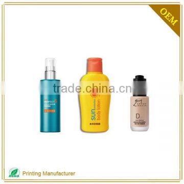 New Product Reflective Cosmetic Sticker Printing Plastic Label