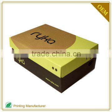 Fashion Paper Shoe Storage Box Packaging Custom Logo Print In China