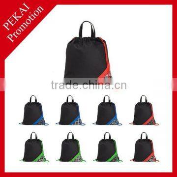 2015 Hot Selling Wholesale Promotional Cheap Drawstring Backpack Bag