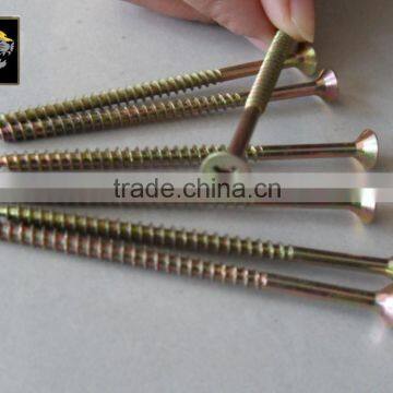 Long chipboard screws for soft wood and wood furniture