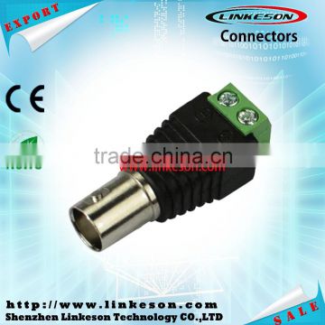 Screw terminal coaxial cat5 to BNC female connector for CCTV camera