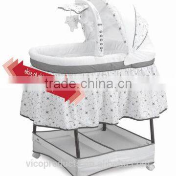 With ASTM cetificate electronic swing music baby cradle