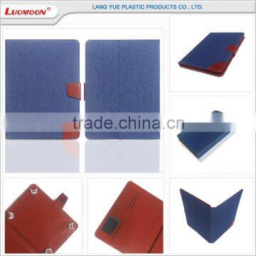 Hot Sell Universal Denim pu Leather Flip Tablet Case Cover for Huawei Mediapad m2