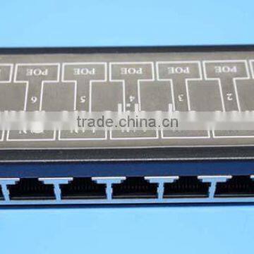 8 port PoE module / 8 port PoE injector Metal Case