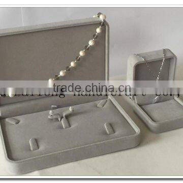 Flocking Jewelry Boxes Purple Jewelry Packing Wholesale Box Equitable Price