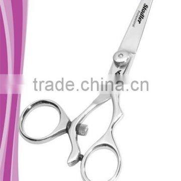 Bangara hair styling shear 5 inch rotating thumb removable finger rest adjustable tension dial mirror finish