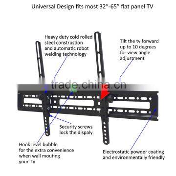 China Newest Economical Tilting Lcd Led Plasma tv Wall Mount for 32" - 63" Screens With Veas Max 600400mm Weight Load 50kg photo-3