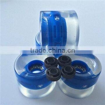 LED Light Pu Longboard Wheels for Skateboarding Games photo-5